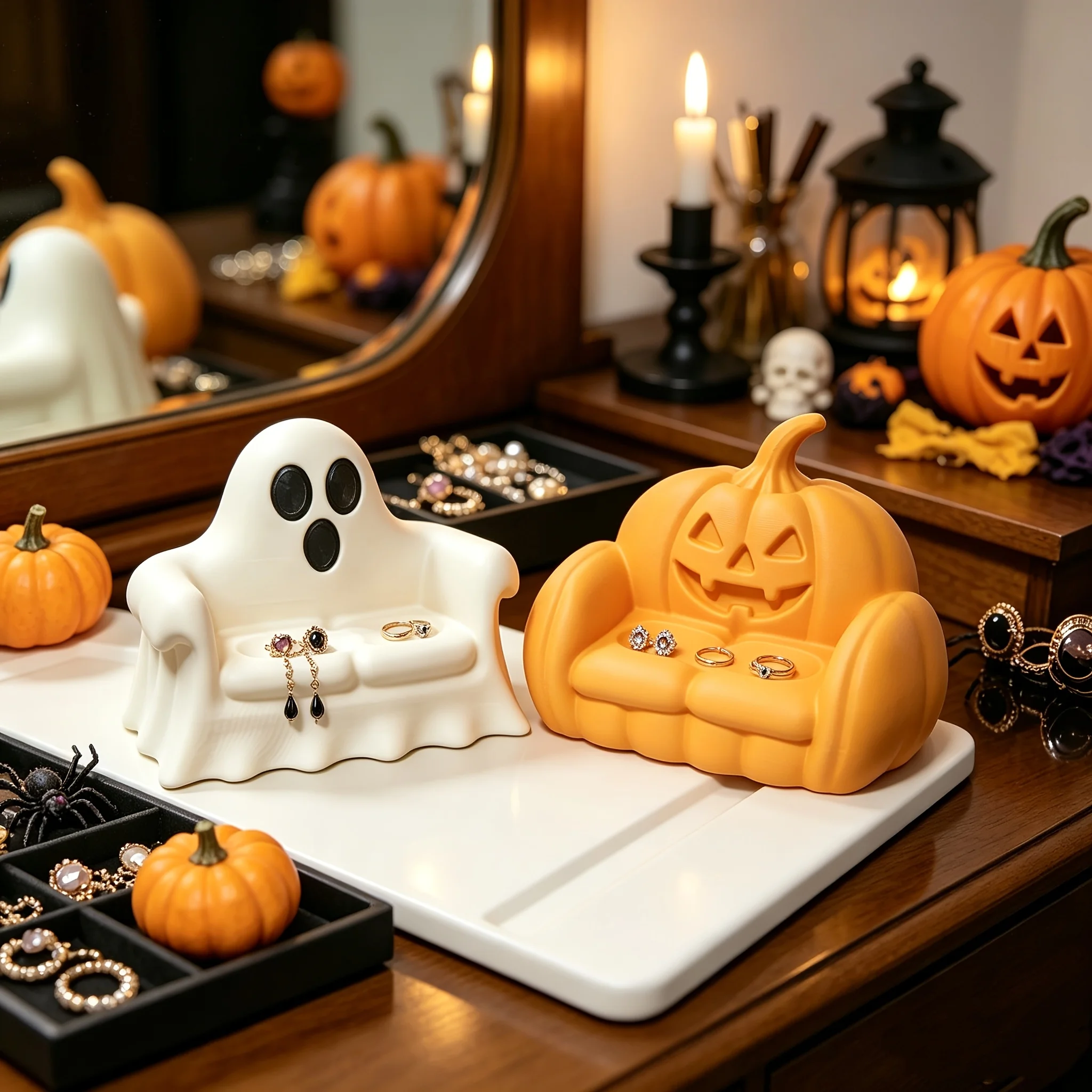 1-Piece Ghost Pumpkin-Shaped S - đánh giá và giá 3D Printing Ghosting