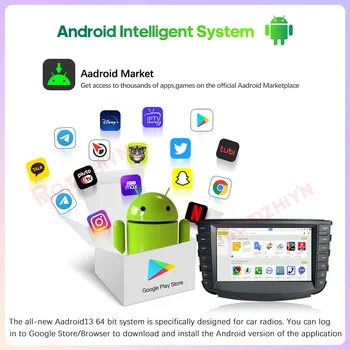 適用於2004-2008款謳歌TL的9.0吋車用多媒體播放器,搭配GPS導航、Android Auto、8核心CarPlay、4G網路和360度全景影像。 6 最佳銷售 謳歌 TL 收音機 - №5