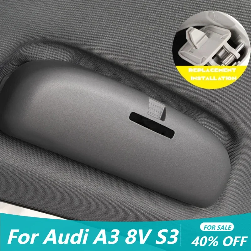 

Sunglasses Case for Audi A3 S3 8V 8Y A4 B9 B8 S4 A5 S5 A6 C7 C8 Q3 Q5 Q7 2015 2016 2017 2018 2019 2020 2021 2022 Car Accessories