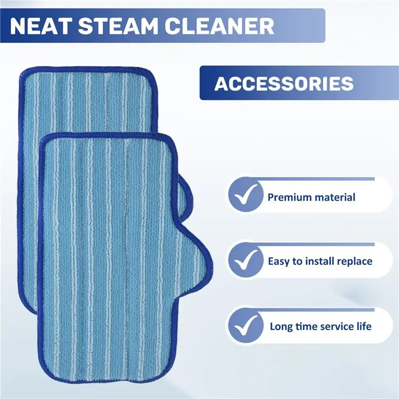 Limited Edition 5 Pack Microfiber Steam Mop Pads Fit For Dupray Neat Steam Cleaner