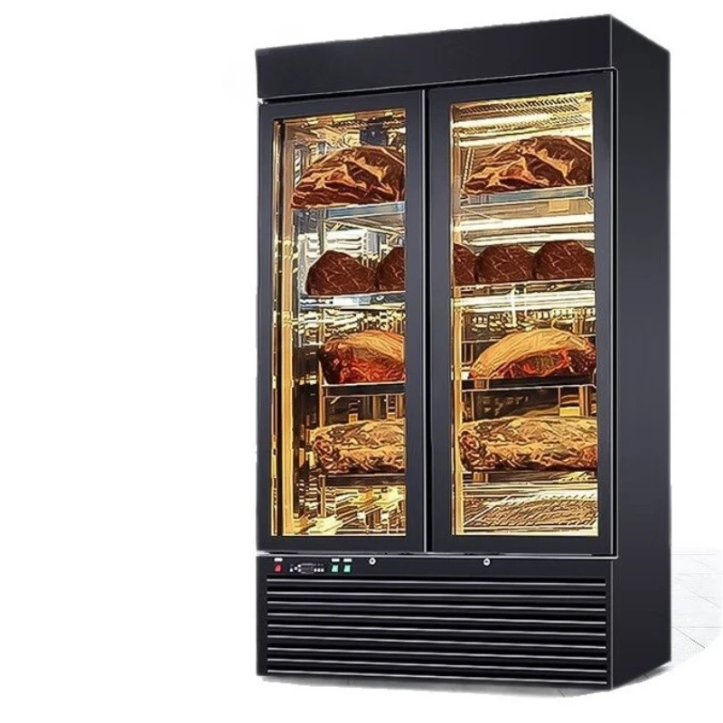 

Dry steak cooked cabinet Beef acid cabinet Commercial western restaurant Refrigerated cabinet Household fresh-keeping display