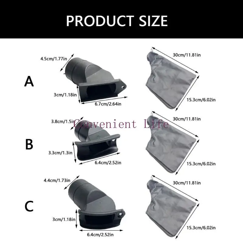 L1EE Premium Dust Bag with Air Outlet for Aluminum Hacksaw Machines Perfect for Professional Craftsmen and Hobbyists