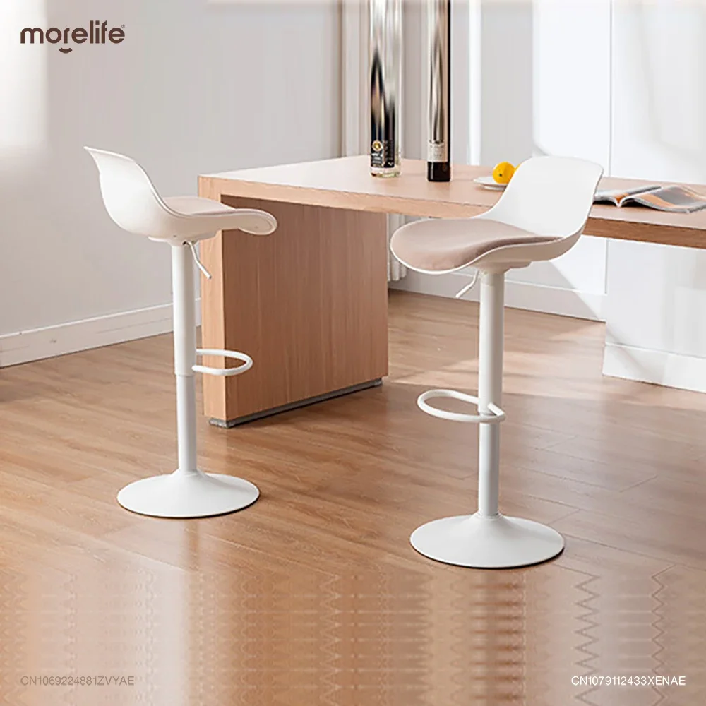 New Nordic Casual Bar Chairs Modern Simple Home Creative Lift Stools Cafe Cashier Minimalist Cream Style Counter Stool La Chaise