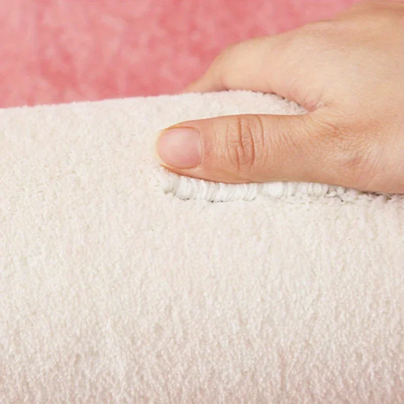 سجادة بوليستر منفوشة ناعمة للغاية غير قابلة للانزلاق يمكن غسلها في الغسالة سجادة أشعث قطيفة غير منتظمة الشكل لتزيين غرفة النوم وغرفة المعيشة #6