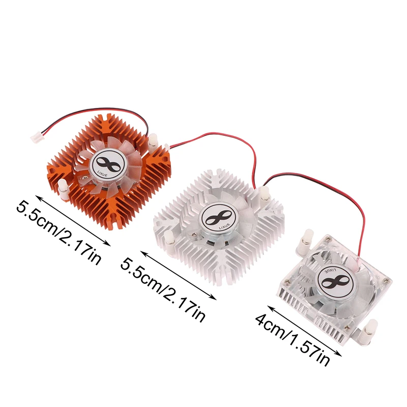 ✰✪1Pc 55mm 12V PC Computer Laptop CPU VGA Video Card Cooler Cooling Fan Heatsink Ball Graphics Card Fan Accessories
