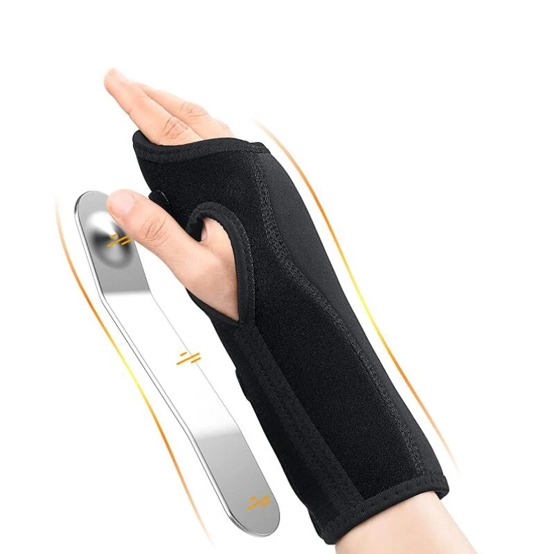 

1Pc Wrist Support Brace Splint with Cushioned Pads Carpal Tunnel Wrist Brace for Women Men Sprain Injuries Hands Protection