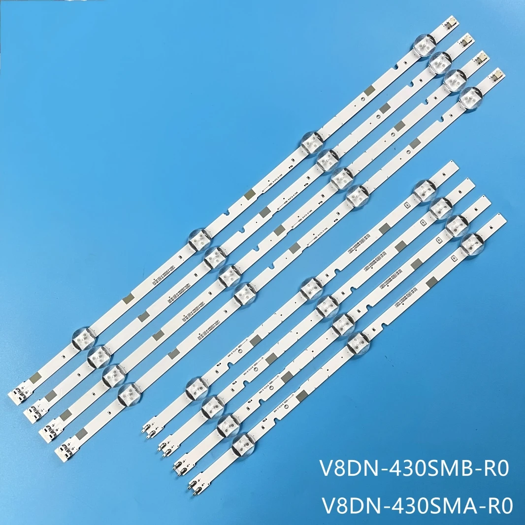 

Светодиод подсветка V8DN-430SMA-R1 V8DN-430SMB-R1 для 2015 SVS43 FCOM FHD DOE B UE43N5000AU UE43N5100AU UE43N5300AU Ua43n5100