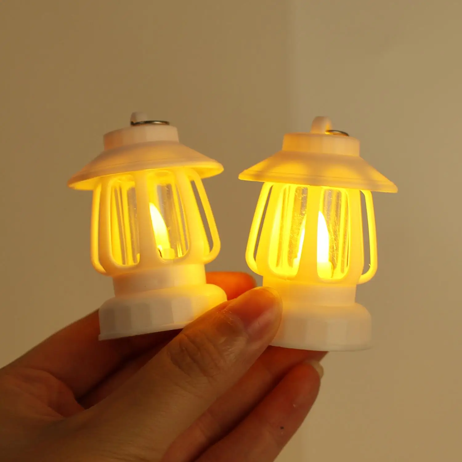 1/5pcs Vintage Lantern Mini Retro Led Light Battery Operated Lighting Decorative Oil Lamp for Holiday Christmas Gifts Home Decor
