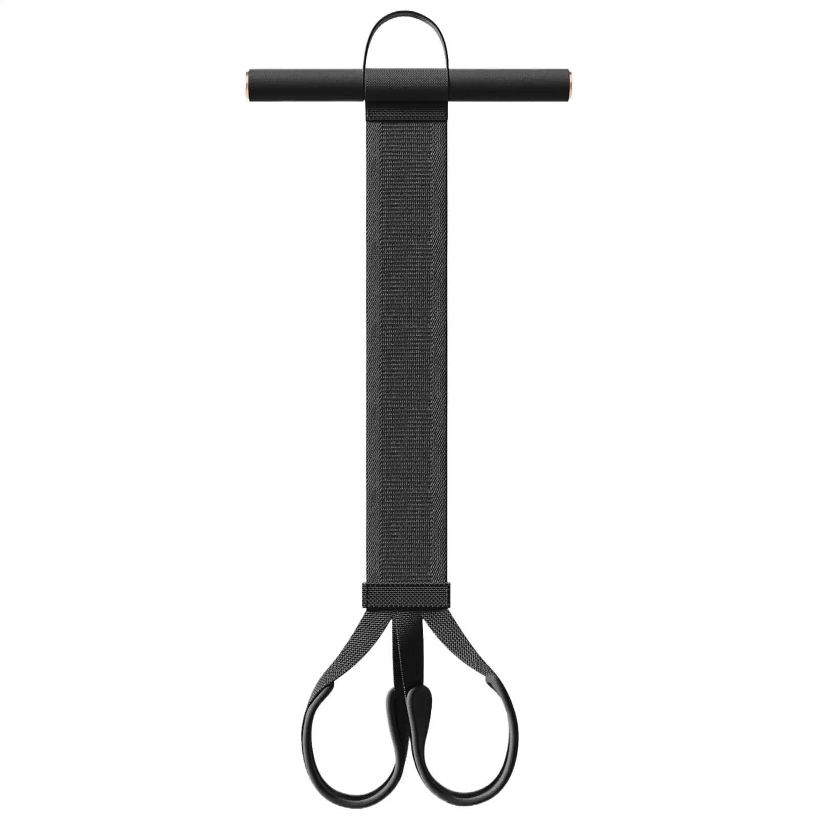 حزام مقاومة بدواسة القدم للنساء معدات تدريب الجلوس 120 رطل مدرب مطاطي مع مقابض لتمرين البطن #5