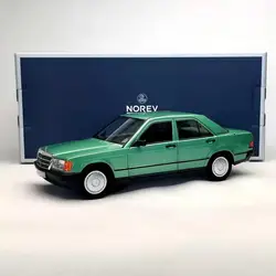 Diecast Model Car 1/18 Size Mercedes Alloy Car NOREV Benz 190E Collection Toys for Boys Gift Original Box