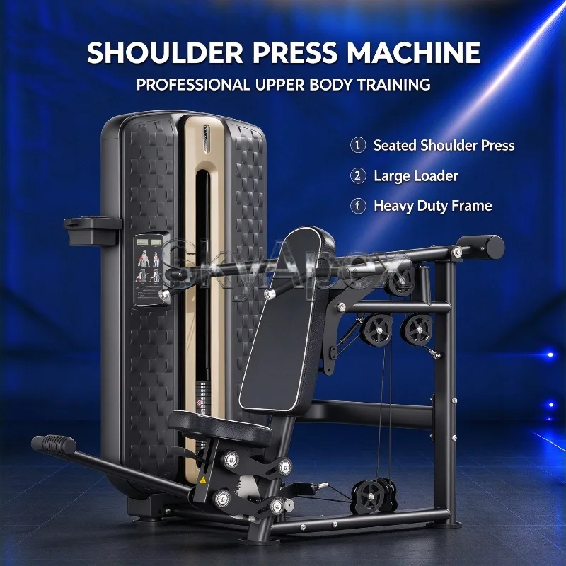 Shoulder Press Machine With Adjustable Seat And Backrest For Shoulder Strength Training Building Shoulder Muscles Durability