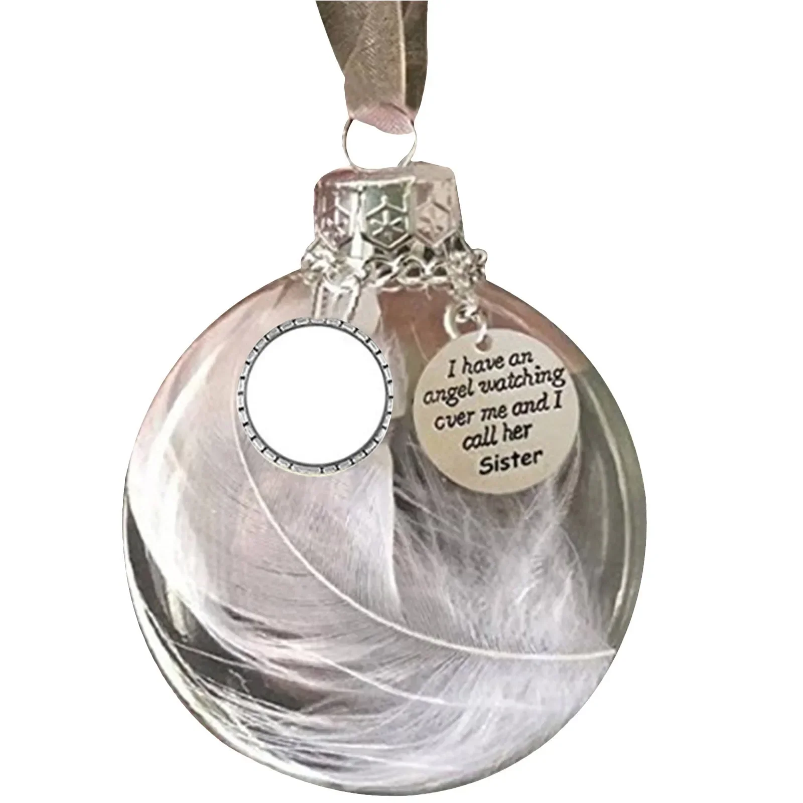 Angel in Heaven Memorial Ornament, Durable Memorial Ornament, Angel in Heaven Decor, New Christmas Ornament, Sister, Brother, Fa