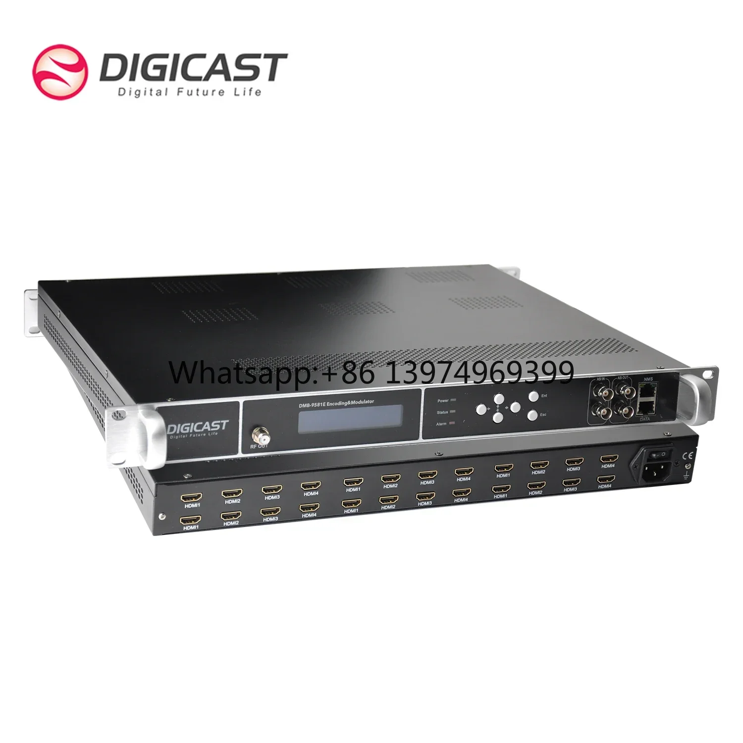 Hotel TV Modulator HD to 16 DVBT ISDBT DVBC H264 24 Channel Digital Encoder Modulator factory