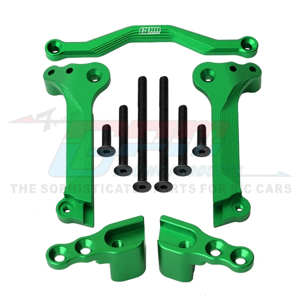 GPM سبائك معدنية قابل للتعديل مانع الصدمات الخلفي جبل مقعد ثابت 8939 ل Traxxas 1/10 MAXX V2 2.0 WideMaxx شاحنة كبيرة RC سيارة #4