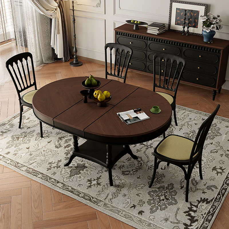 

Hallway Round Dining Table Extendable Mid Century Lounge Dining Table Designer Children Mesas De Jantar Living Room Furniture