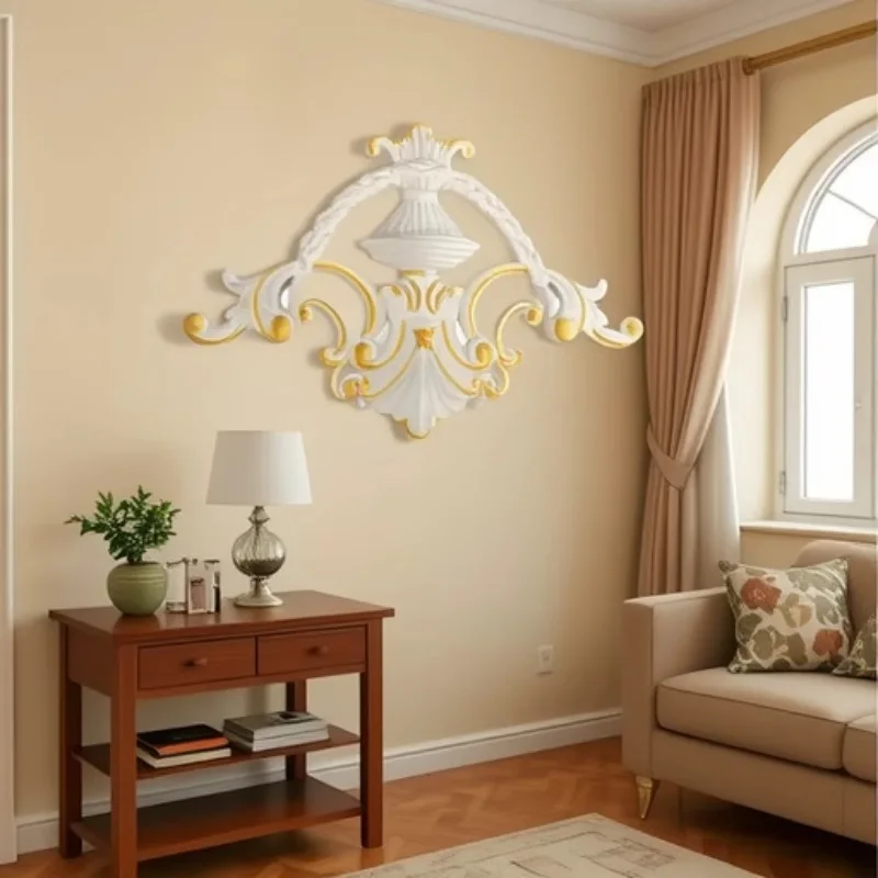 Lattice carving wall sticker European background corner flowers PS ceiling ceiling home decor office decoration room decor