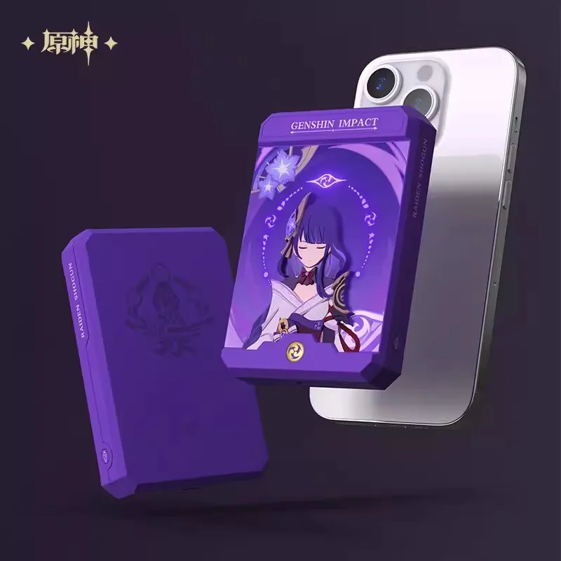 [Genuine] Genshin Impact Raiden Shogun Beelzebul Charging Set Bracket Pendant Travel Gear miHoYo Game Birthday Xmas Gift Box - Image 6