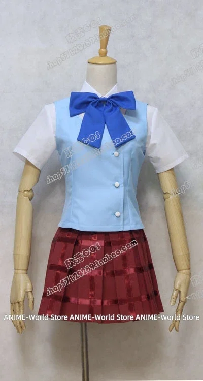 《Custom size》Anime Higurashi When They Cry Hanyuu costume Cosplay Custom Wig Custom size Wig