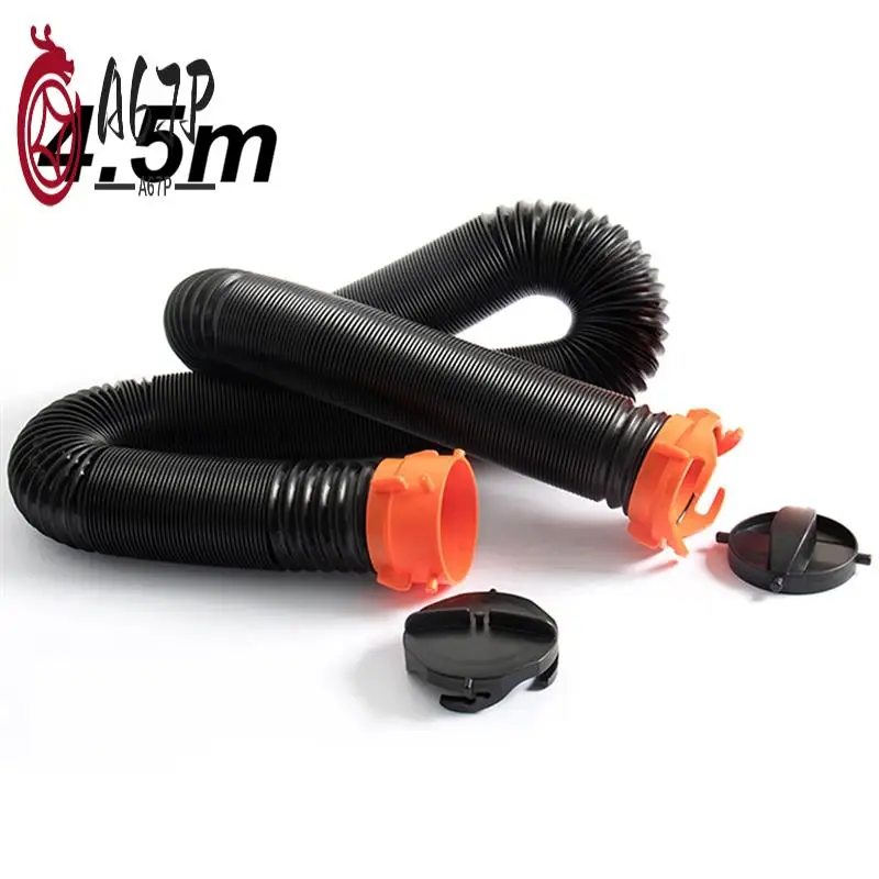 

A67P-4.5M Telescopic Sewage Pipe 90 ° Sewage Hose Rotary Elbow Joint Connected To Sewage Pipe RV Sewage Valve
