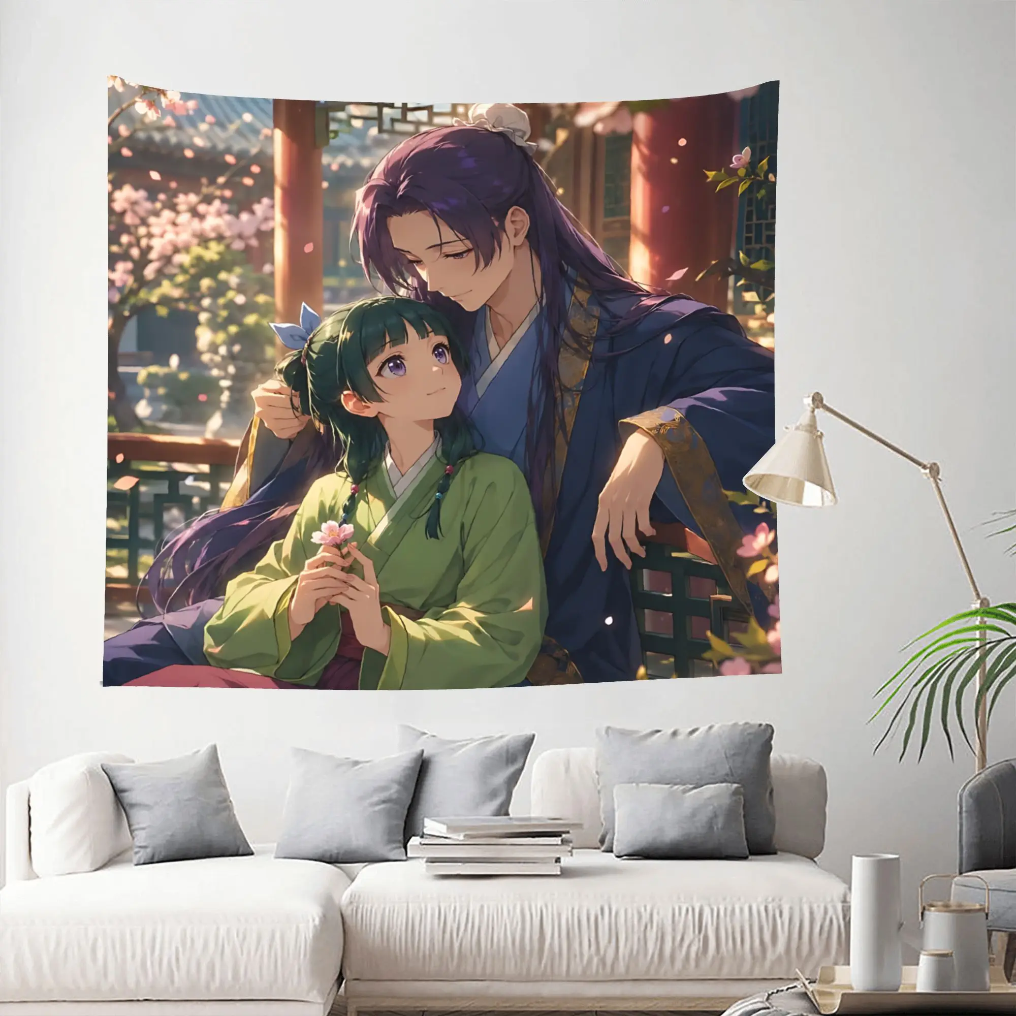 Customized The Apothecary MAOMAO Tapestry Room decoration  Home Decoration Tapestry Decor Accessories Cute Room Decor