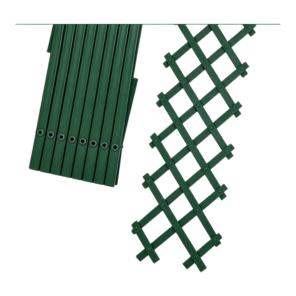 1.8m X 30cm Expandable Garden Trellis Garden Wall Trellis Decorative Wall Addition Long-lasting Use Plastic Construction