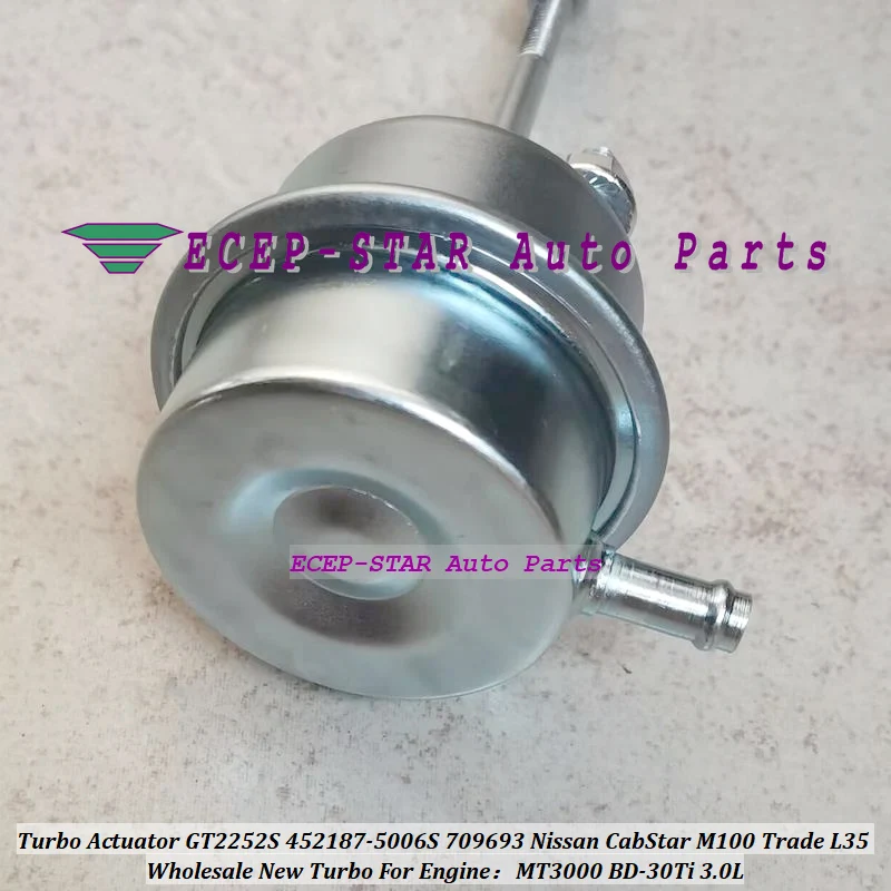 Turbo Actuator GT2252S 452187 452187-5006S 14411-69T00 709693 For NISSAN CabStar 1996- M100 Trade L35 BD30TI BD-30Ti 3.0L