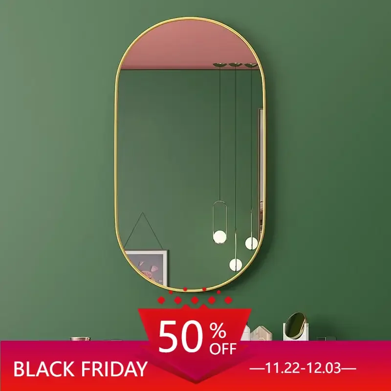 Large Makeup Decorative Wall Mirrors Bedroom Vintage Hanging Infinity Mirror Living Room Espelhos Decorativos Home DecorationBC