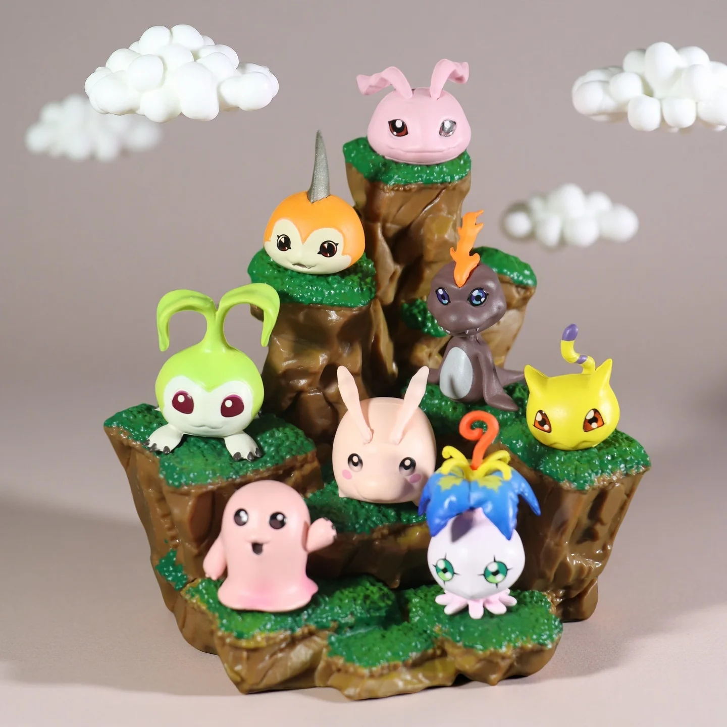 

Digital Monster Anime Action Figure Desktop Computer Case Ornament Merge Youthful Scenarios Collectible Model Kid Toys Gift