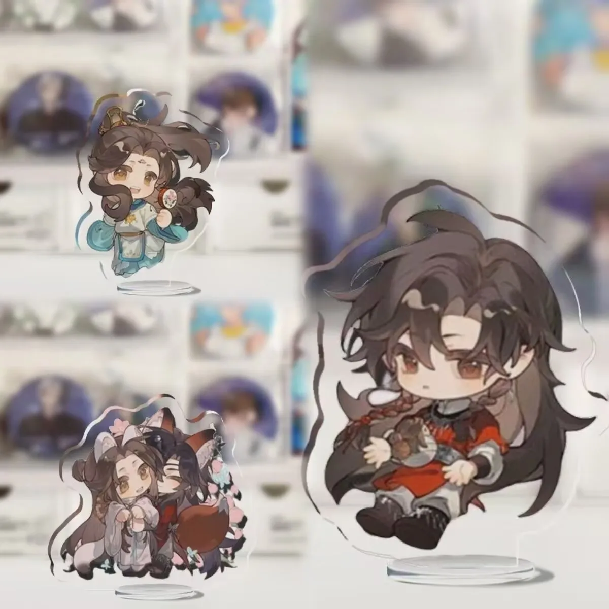 اللافتة الدائمة اللطيفة "Flower City Xie Lian" حول "Heavenly Official Bestows Blessings" هي سطح مكتب هدية عيد ميلاد على طراز InS