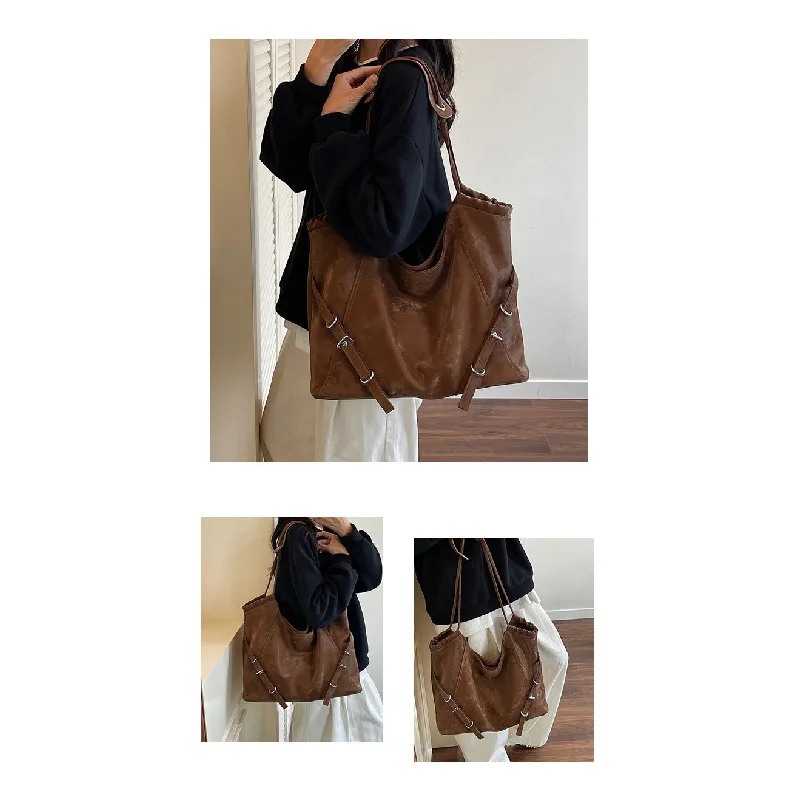 

Vintage Slouchy Shoulder Bag For Women Designer Soft Leather Hobo Bag That Drapes Softly And Holds Its Shape
