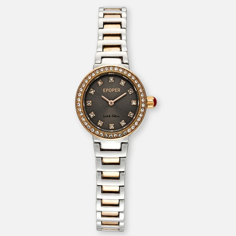 Coffee Gold New Business Watches Fashion Light Luxury Ladies Watch Room Gleaming Dial With Dazzle Waterproof Quartz Wristwatches