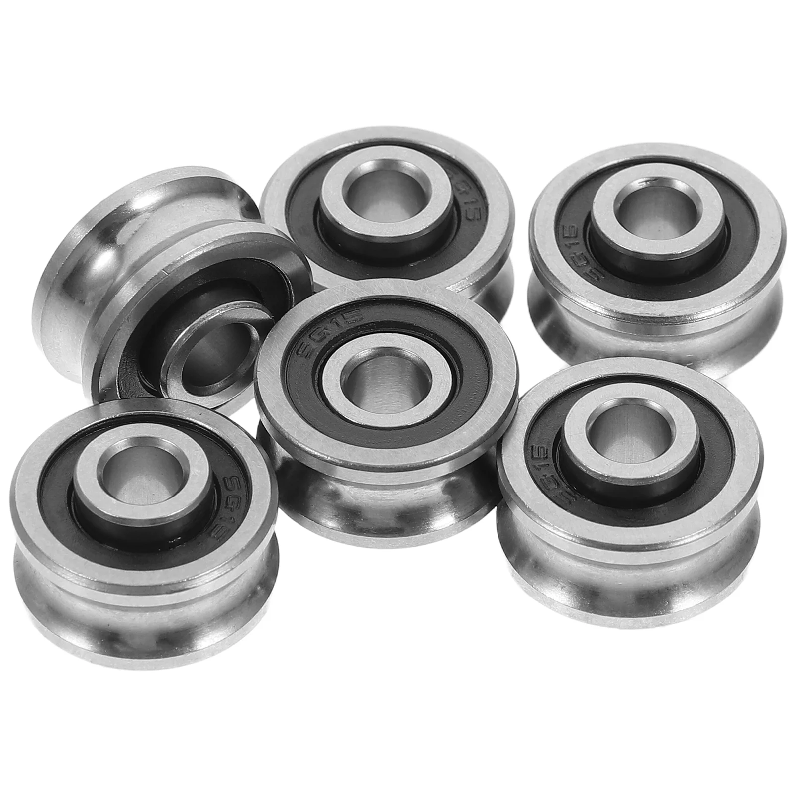 6 Pcs Computer Embroidery Machine 3D Printer Steel Deep Groove Sealed Ball Bearing
