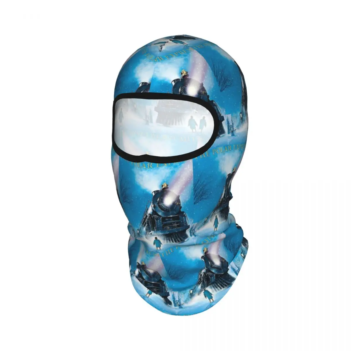 The Polar Express Breathable Thin Balaclava Full Face Mask Sun Protection Neck Gaiter For Motorcycle Fishing Outdoor