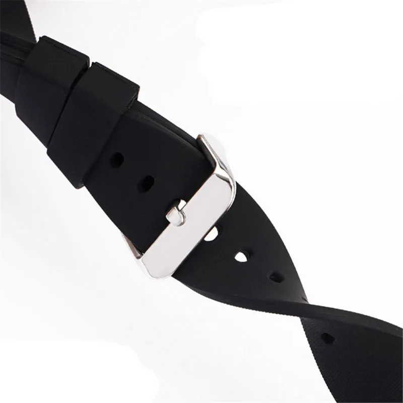 14/16/18/20/22/24mm Sport Rubber Watch Strap Quick Release Bracelet for Men Women Waterproof Belt Universal Silicone Wrist Band