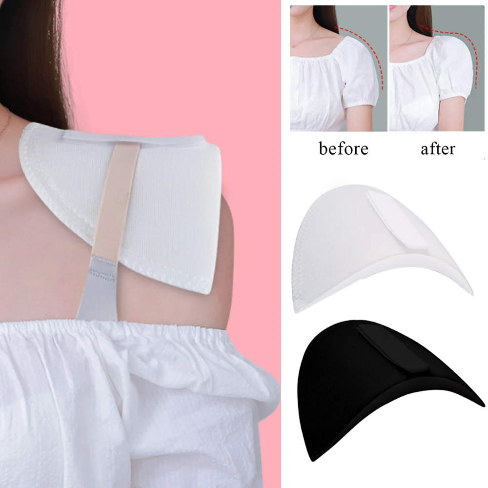 Sponge Shoulder Pads Garment Accessories Suit Broaden Foam Sponge Shoulder Enhancer Pad Easy to wear it Reusable Light Solid