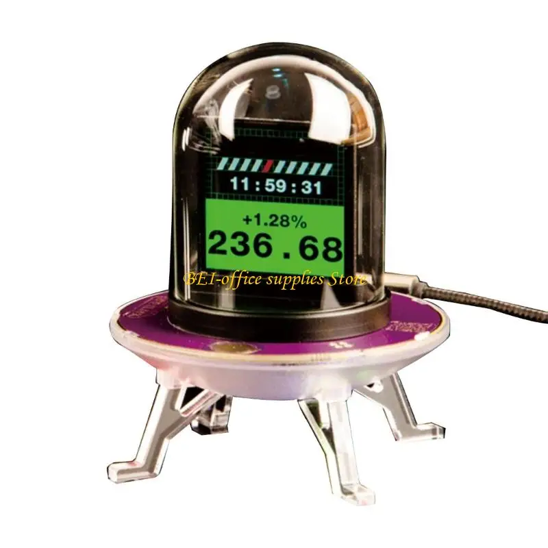

A9LC SmartSts Desk Clock с прогнозами глобальных погодных условий в реальном времени.