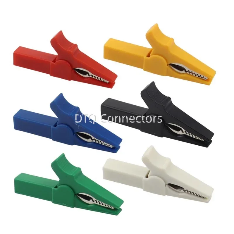 Sale 2PCS Battery Test Clip 55MM HV Alligator Clip For Banana Plug 4mm Multimeter Pen Cable Probes Crocodile Clip