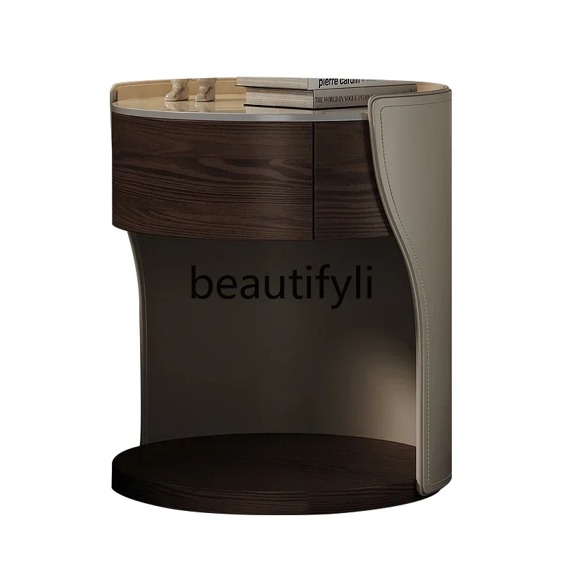

Italian bedside table small bedside storage simple personality creative fashion bedside table