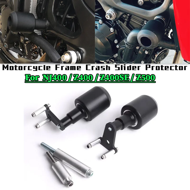 

Motorcycles Engine Frame Sliders Crash Pad Falling Protector Guard For KAWASAKI Z400 Z500 Ninja500 Ninja400 Ninja Z 500 400 SE