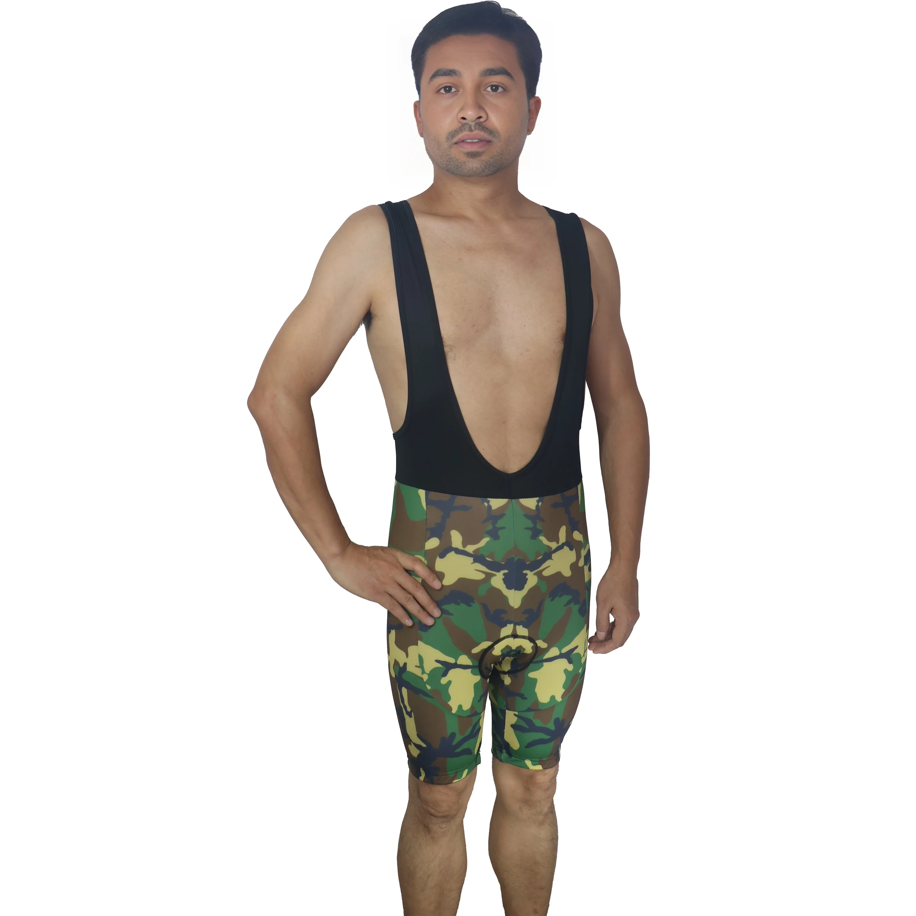 Bib Short Camo, Camo Cycling Pant, MTB Trousers, Camouflage Bottom, 9D Gel Padded, Jersey, Bicycle Race Sportswear, Road Ride