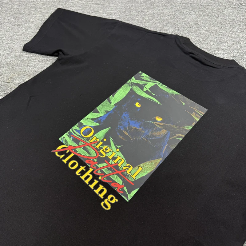 New Patta T-shirts High Street Hip-hop Funny Animal Prints Round Collar Short Sleeved T Shirt PATTA Top Tee Men Women