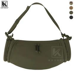 KRYDEX Tactical Hand Warmer Pouch Muff Sherpa Fleece Lined Water-Resist Vest Drop Hanger Warmer Pouch for Outdoor Winter Camping