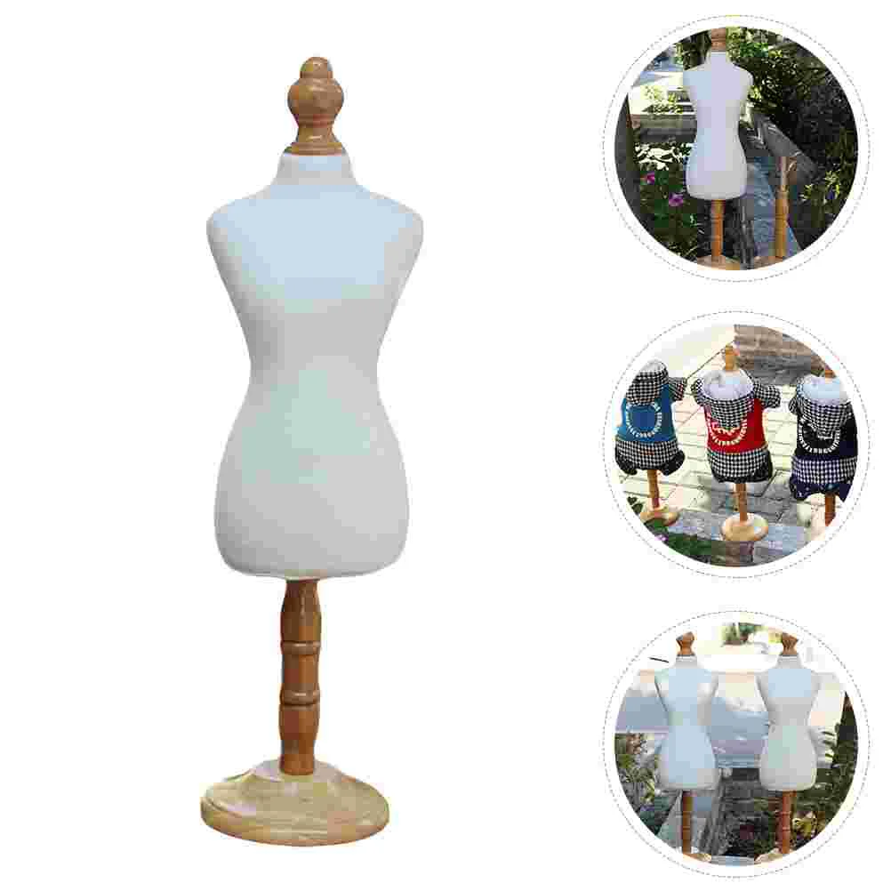 

Human Body Pet Hanger Clothes Rack Mannequins Wood Mini Accessories for Dolls Supply