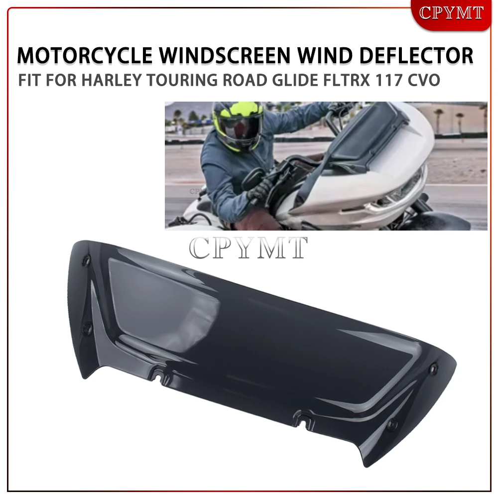

Fit For Harley Touring Road Glide FLTRX 117 CVO FLTRXSTSE FLTRXSE 121 2023 24 25 Motorcycle Windscreen Wind Deflector Windshield