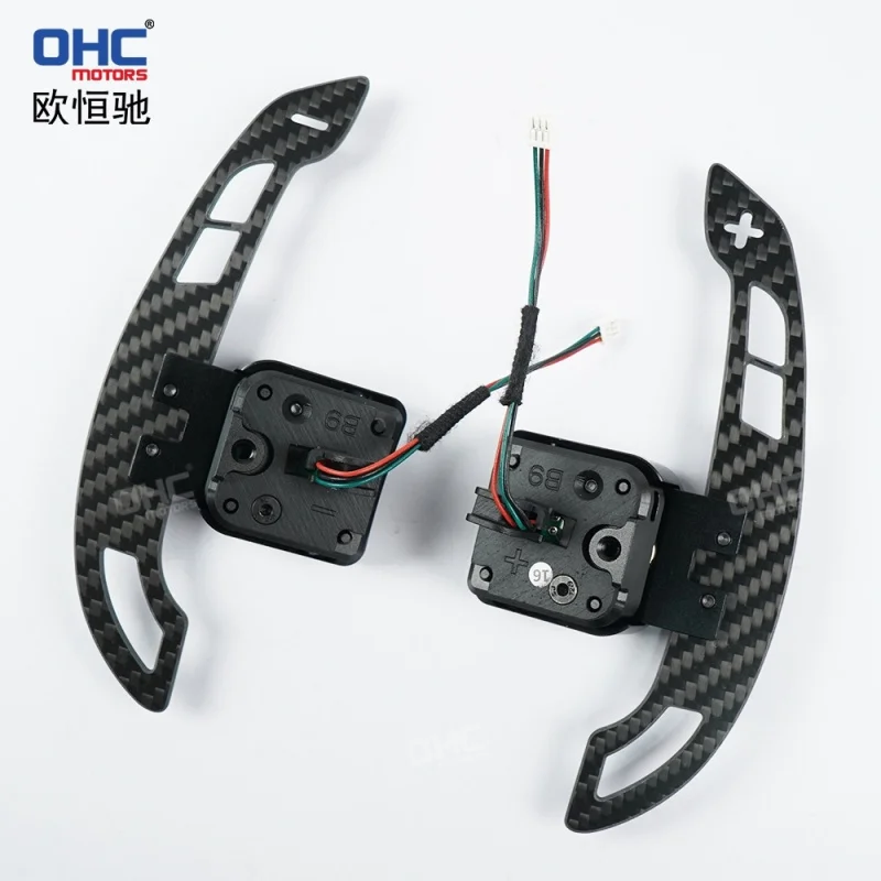 For Audi B9 Direct shipment from Meicang is  magnetic shift paddles, 2015-2021 matte real carbon fiber modified paddles