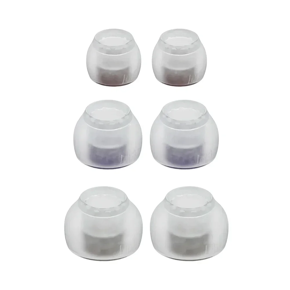 TRI Clarion 3 Pairs Of Silicone Earphone Eartips For S/M/L Size Noise Reduction Headset Earbuds Sleeves Headphone Accessories ﻿ view 3