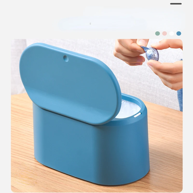Waste Bin Small Trash Can Mini Desktop Ashcan Litter Trash Little Table Top Trash Can For Desk Home Supplies
