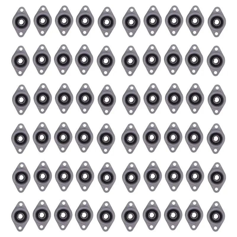 AT29-60 Pcs KFL08 8Mm Diameter Zinc Alloy Bearing Housing FL08 K08 Pillow Block Bearing - view 2