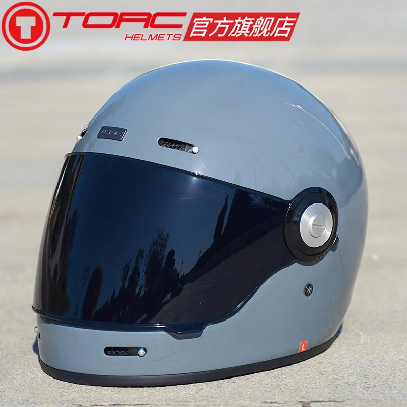 Motorycle Riding Vintage Helmet Moto Full Face Helmet Cover Retro Helmet Men Motorbike Personality Cool Locomotive