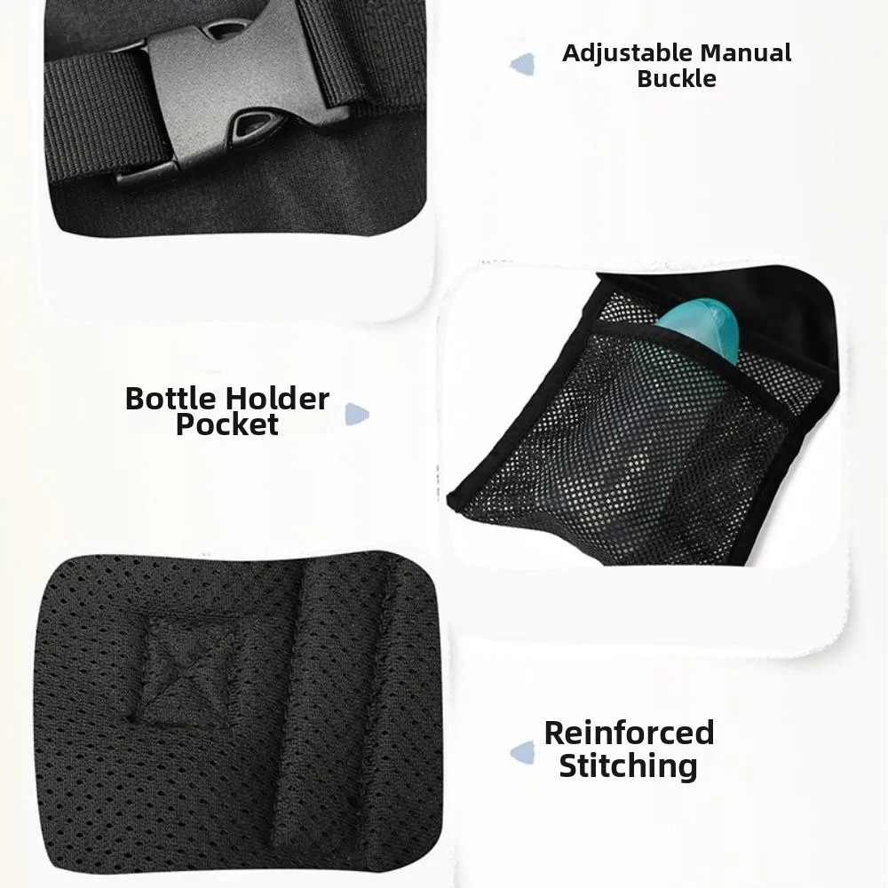 

Portable Airplane Seat Extender Safety Breathable Foldable Flying Bed with Side Pocket Adjustable Car Sleep Crib Baby Plane